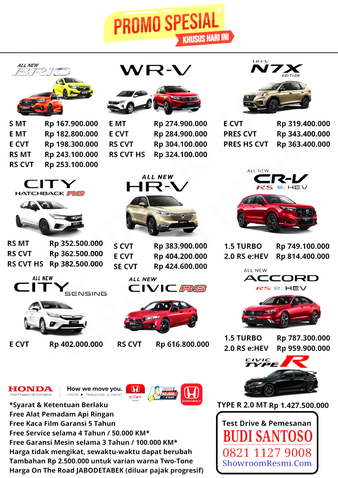 Promo Honda Dp Rendah